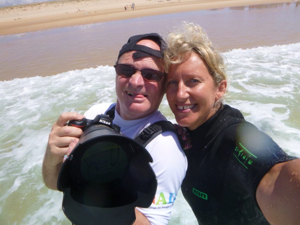 Patrick et Caro, deux de nos photographes See Surf en mode selfie