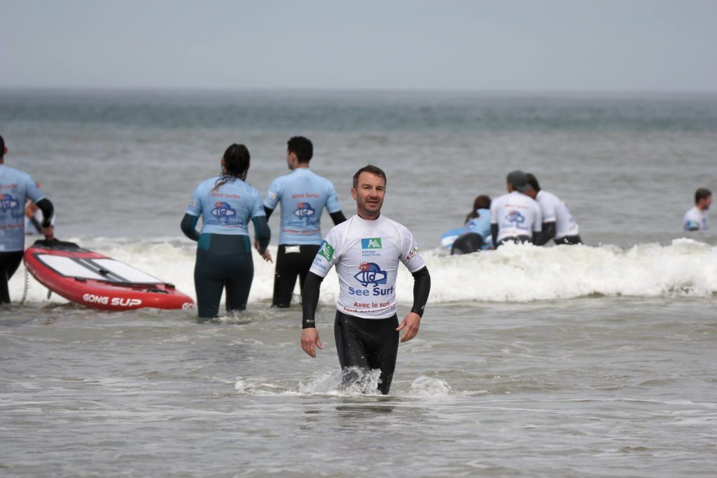 Jérémie, un bénévole qui est toujours présent dans l'eau 